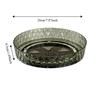 Round Cosmetic Storage Rotating Tray Turntable Desktop Storage Tray  Living Room
