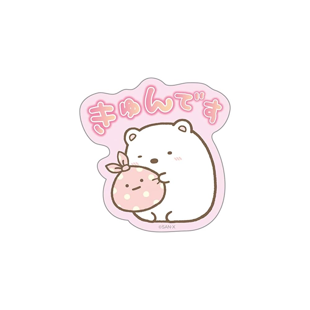 San-X Sumikkogurashi Message Sticker Shirokuma & Furoshiki Cute Design Adhesive Decor