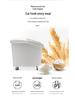 Large Food-Grade Rice Storage Bin, Insect & Moisture-Proof, with Partition, Durable PP Plastic, High Capacity.