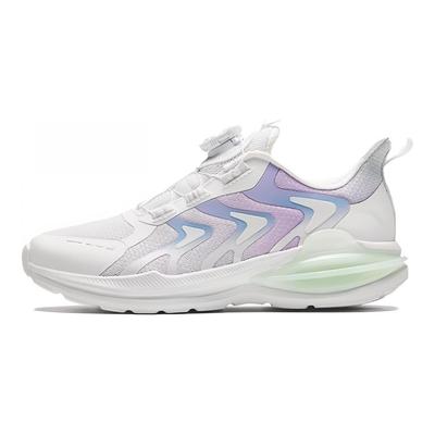 Kinder Verstellbar Vielseitig Rutschfest Stoßdämpfend Freizeit Schuhe Kinder Sneaker Weiß Lila A322345507-1