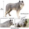 Heart-Shaped Children's Cognitive Toy: Roaring Tibetan Wolf Model Ornament
