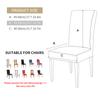 Elastic Dining Chair Cover Home Wedding Chair Cushion Removable Slipcovers Protector Anti-Dust Furniture Decor For Banquet Party