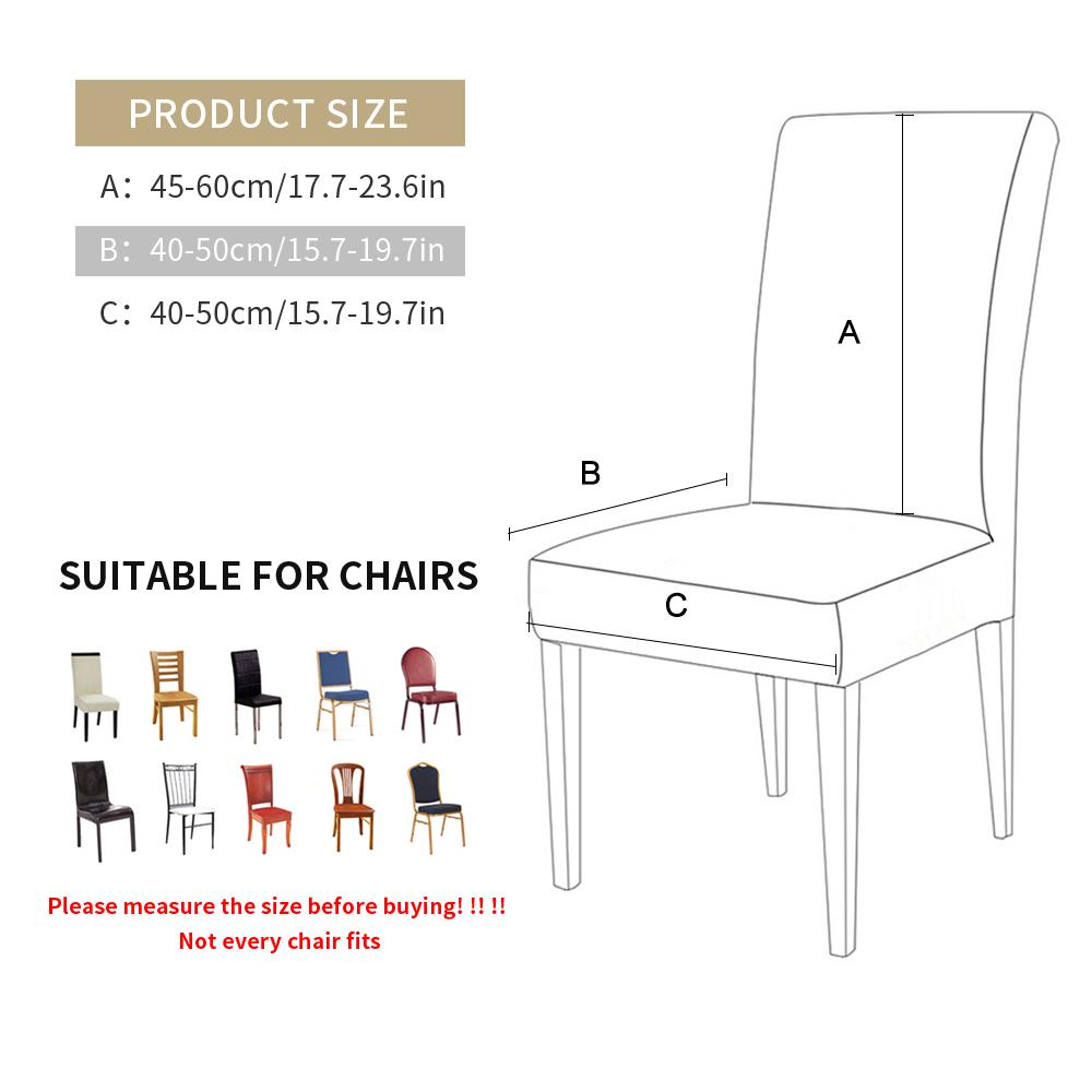 Elastic Dining Chair Cover Home Wedding Chair Cushion Removable Slipcovers Protector Anti-Dust Furniture Decor For Banquet Party
