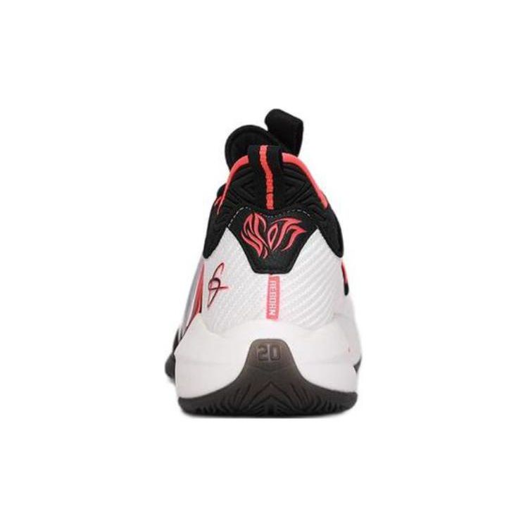 Anta GH2 Hayward Comfortable Versatile Shock Absorption Non-Slip Wear-Resistant Support Low-Top Basketball Shoes Men sneaker White Red 112141105-4