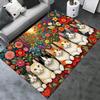 Cute Cat Carpet Rug for Living Room Bedroom Home Sofa Decoration,Kids play Non-slip Floor Mat