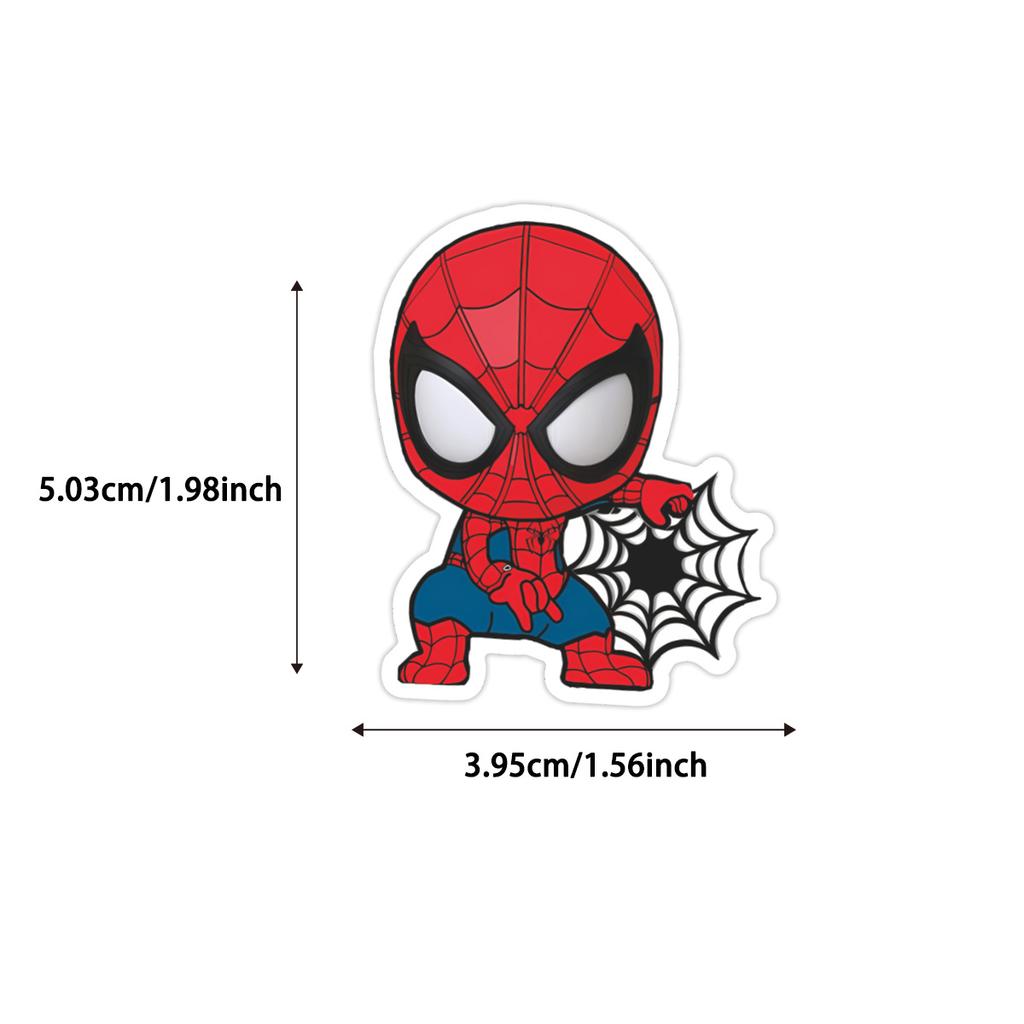 52 Delen Q Versie Spider Held Creatief Sticker Pakket, DIY Graffiti Bagage Decal Sticker, Waterdicht Duurzaam