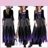 Costume Witch Cosplay With Polyester Material For Halloween And Cosplay Parties