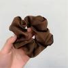 Elastisches Seidenähnliches Haargummi für Damen Haarringe Elegante geraffte seidenähnliche Scrunchies Übergroßes Haarband Haargummi