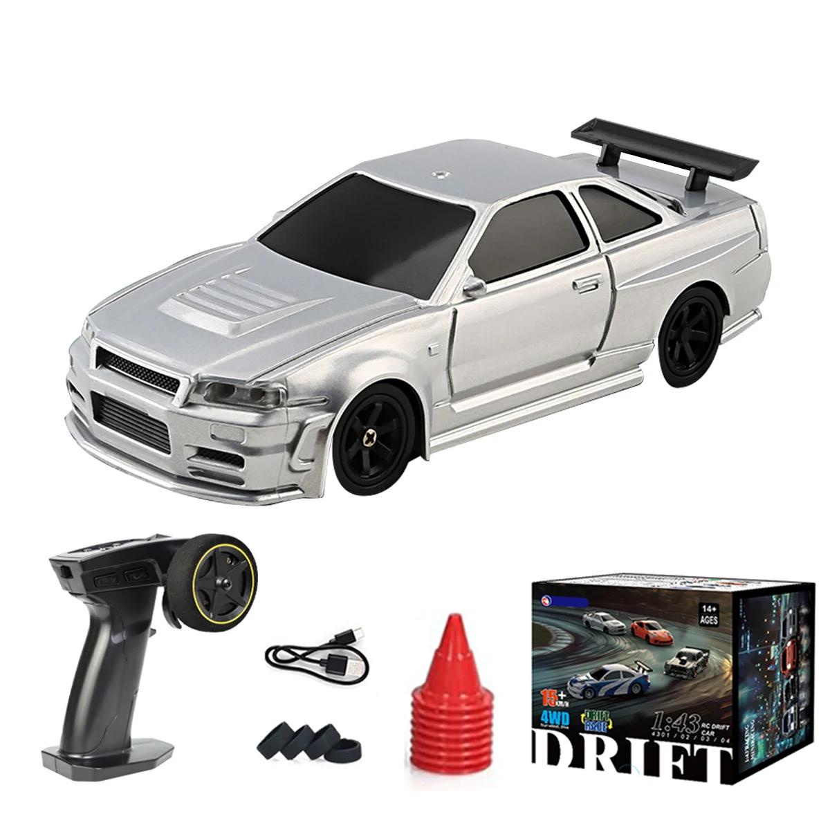 

1/43 RC Car 2.4G 4WD Off-road Mini Drift Racing Cars Remote Control High-Speed Motor Vehicle Model Toys for Boys Birthday Gift