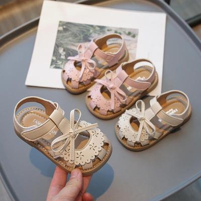 2025 Summer Girls' Breathable Closed-Toe Sandals - Princess Beach Shoes