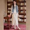 Bailuyu Women's Denim Lace Trim Vest