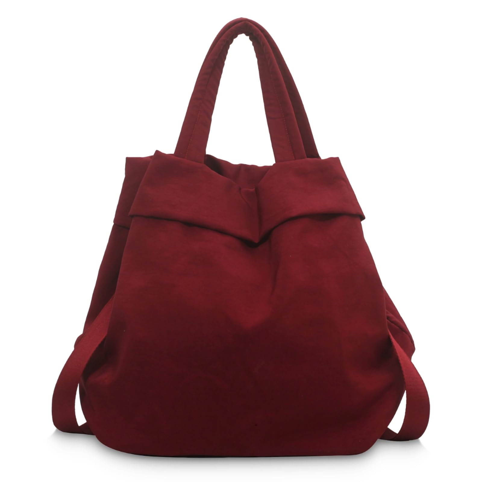 

[MT s SHOP] A4 Size Tote Bag, Lightweight, Thin Nylon Fabric, Wrinkle-Resistant, Divided, Foldable, Suitable for Sub-Bags, Shoulder Bags, or