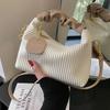Vertical Striped Crossbody Bag for Women Shoulder Bags Purse and Handbag Versatile Designer Bags Mother Kids Bag for Girl