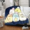 1pc Blanket Sumikko Gurashi1 Print Design, Lightweight Blanket for Sofa, Bed- Soft &Warm, Gift for All Seasons like Christmas, Halloween