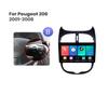 Radio samochodowe 2 + 32GB dla Peugeot 206 206CC 206SW 2000-2016 Citroen C2 2004-2008 odtwarzacz Android Carplay WIFI nawigacja GPS Stereo 2din