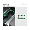 Water Cup Frame Cover for Tesla Model 3 Highland 2024 2025 Alcantara Suede Center Control Drinks Cup Patch Sticker Accessories