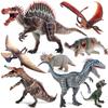 Jurassic Simulation Dinosaur Toys: Spinosaurus, Tyrannosaurus Rex, Mosasaurus