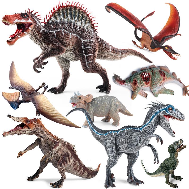 Jurassic Simulation Dinosaur Toys: Spinosaurus, Tyrannosaurus Rex, Mosasaurus