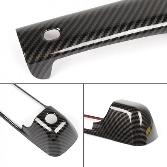 Carbon Fiber Exterior Door Handle Decor Cover Trim For Dodge RAM 1500 2010-2017