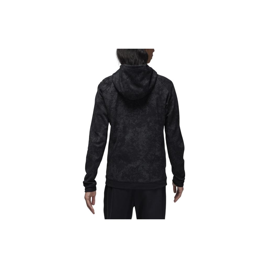 Jordan Camo Hoodie Zip-Up Casual Jacket Men Outerwear Black FN5847-010