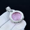 Rosa Kunzit Anhänger, 925 Sterlingsilber Handgefertigter Schmuck, Rosa Kunzit Silberanhänger, Partyschmuck für Damen, Anhänger Valentinstagsgeschenk