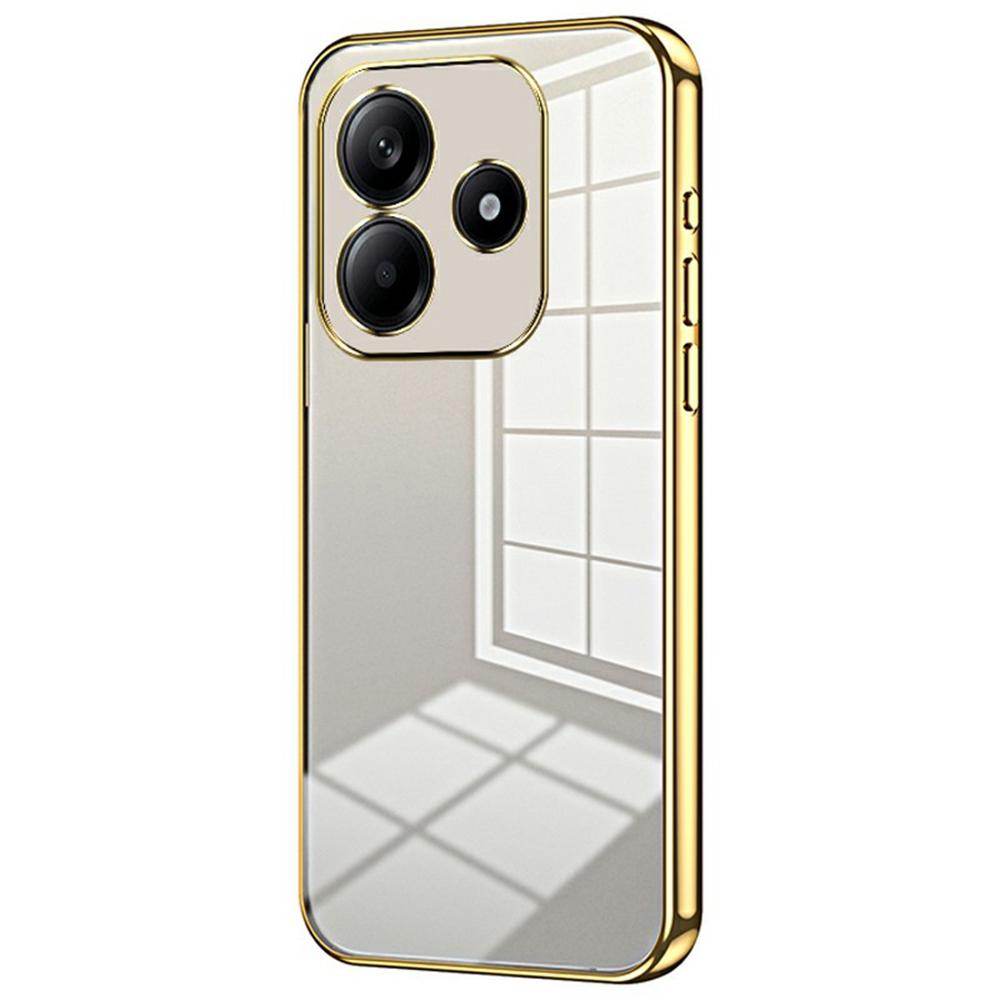 For Xiaomi Redmi Note 14 5G Case Electroplating Frame Soft TPU Phone Cover