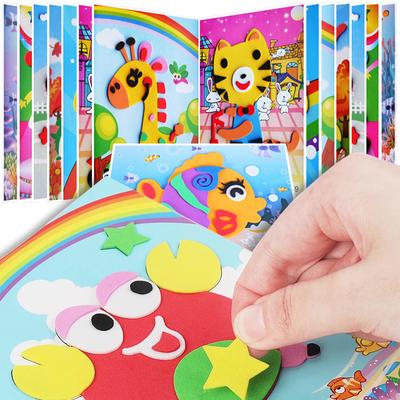 5/10pcs EVA 3D Sticker Self-adhesive Handmade DIY Craft Kit Painting Supplies Multistyle Study Props Birthday Gift XJM