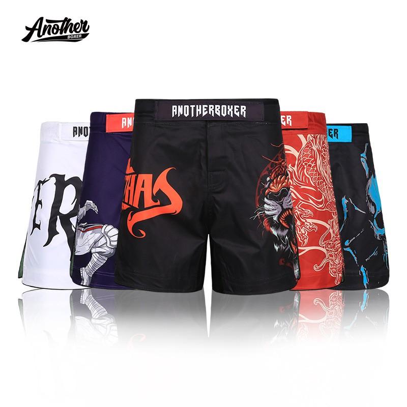 Men Women MMA Shorts UFC Training BJJ Muay Thai Boxing Gym Workout Athletic Compression Short Pants