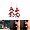 With Earrings Snowman Silver Posts And Cartoon Characters For Dressing Holiday