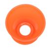 Pour Over Coffee Dripper Food Grade PP Flat Bottom Coffee Brewing Filter for Home Restaurant Orange