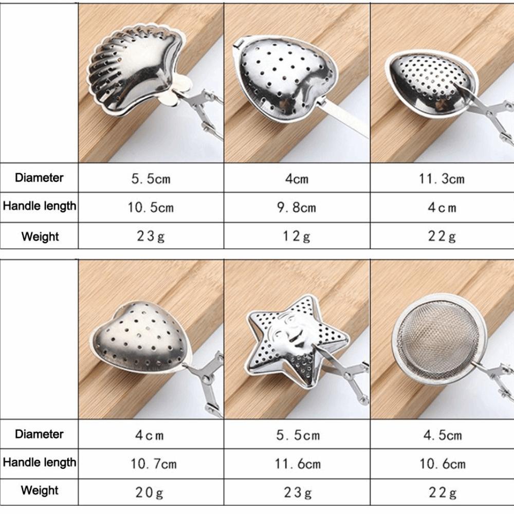 Creative Stainless Steel Tea Infuser Reusable Tea Bag Diffuser Mesh Tea Filter Teaware Tea Strainer Kitchen