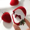 Adorable Strawberry Organizer Stylish Storage Case for Jewelry and Small Items Vintage Rings Holder for Jewelry Lovers