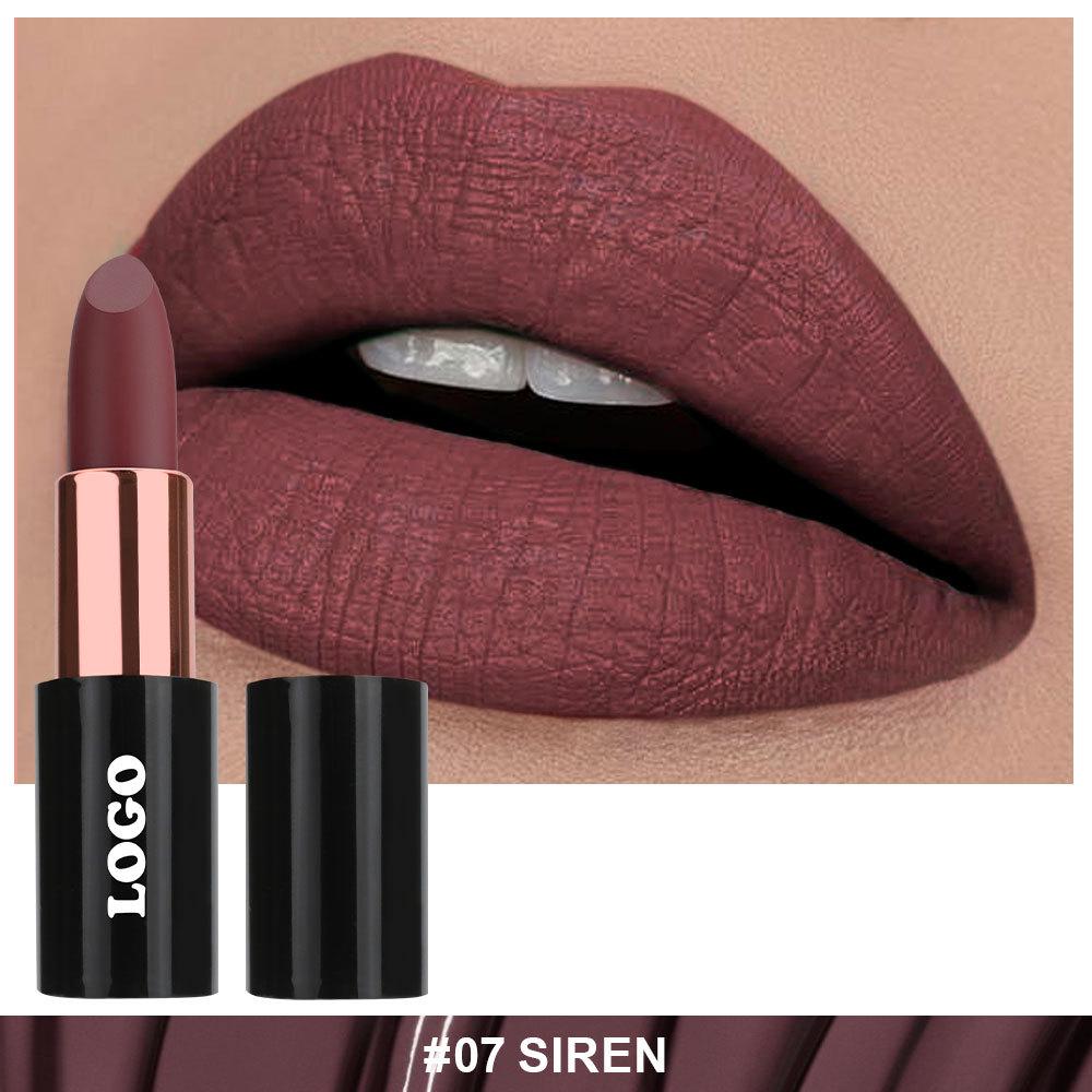 Waterproof and Non-Transfer Matte Lipstick: Long-lasting, No-Fade, No-Stick Formula.