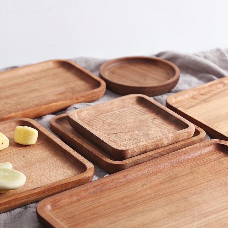 ZISIZ Square Wooden Serving Tray