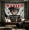 Arazzo da Parete Black Clover Appeso Estetico alla Parete Coperta in Tessuto Stampato Arazzi Decorativi per Camera da Letto Soggiorno Decorazione per la Casa