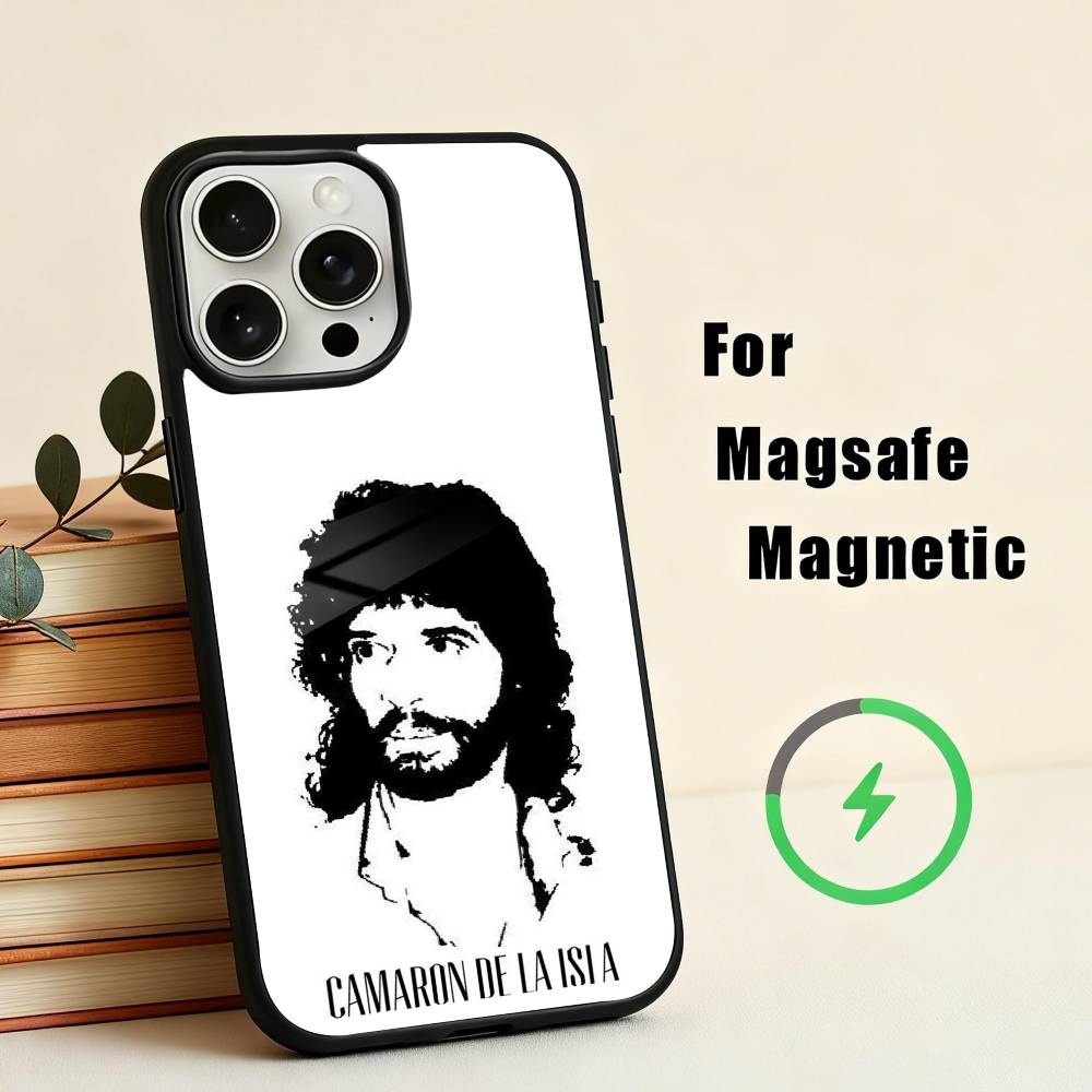C-Camaron D-De L-La Isla   Phone Case For iPhone17,16,15,14,13,12,11 Plus,For Magnetic Wireless Charge Cover