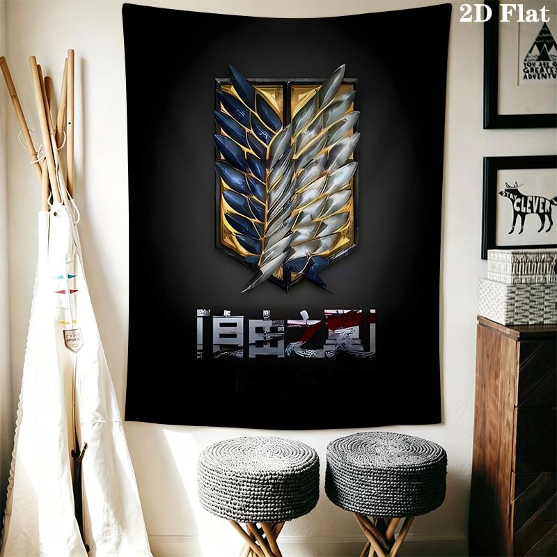Attack Titan Wall Tapestry Tapestry Fashion Print Wallmounted Wall Decoration Work Of Art Wall Covering Decoration