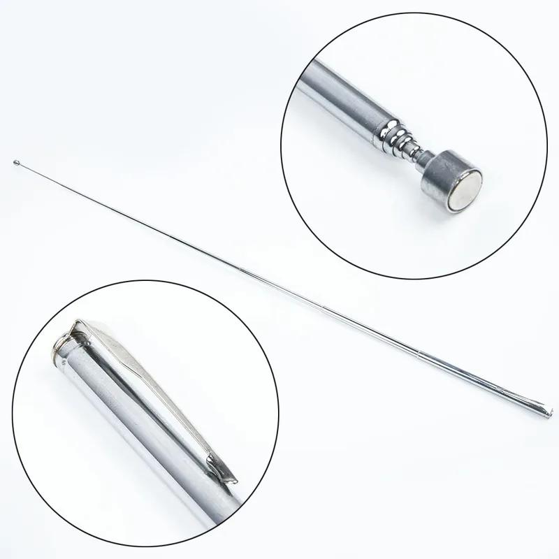 Telescopic Magnetic Mini Magnet Pen Pickup Tool Extendable Pen Style Pickup Rod For Car Repairing Machinery Maintenance