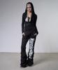 FANCY CLUB Drape Hoodie Long Sleeve (Black) F26Zb521