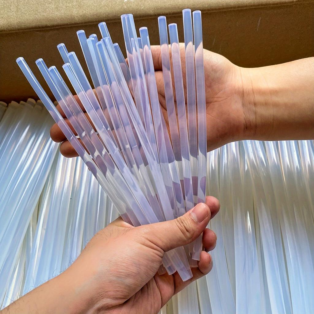 10Pcs 7mm Hot Melt Glue Stick Transparent For Glue Gun Pure Adhesive Stick Strong Viscosity Rods Home DIY Industrial Repair