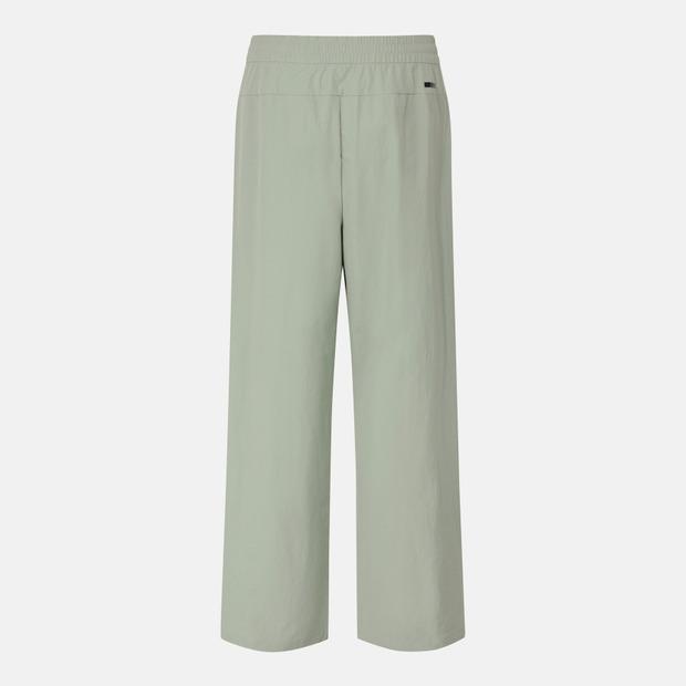 DESCENTE Women'S Woven Wide Pants Khaki (Sq322Ppt72)