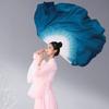 Hand Dye Classical Dance Fan Chinese Folding Fan Durable Hand Fan  Performance