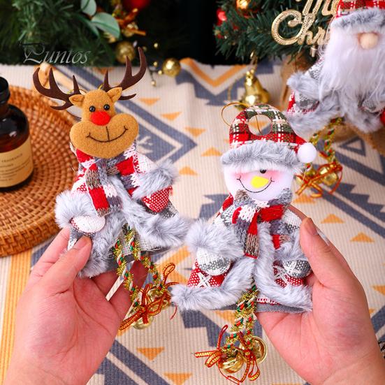 Christmas Pendant Fine Workmanship Christmas Tree Hanging Doll Ornament for Party Festive Home Decoration