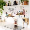 Cartoon Kitchen Decor Wall Stickers Removable Waterproof Wall Decals Hand Painted Pvc Wall Posters Dining Room Decoration