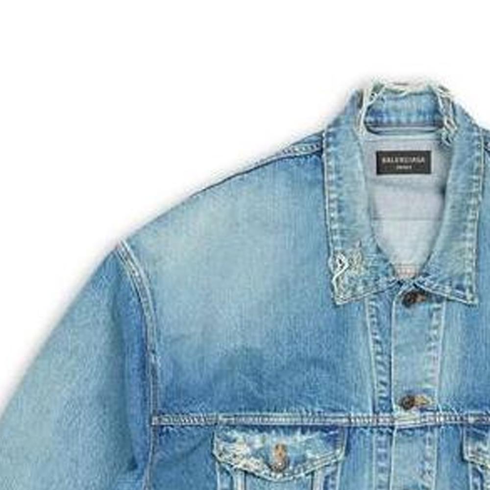 Balenciaga SS23 Denim Jacket Loose Fit Men's 727840TNW014268