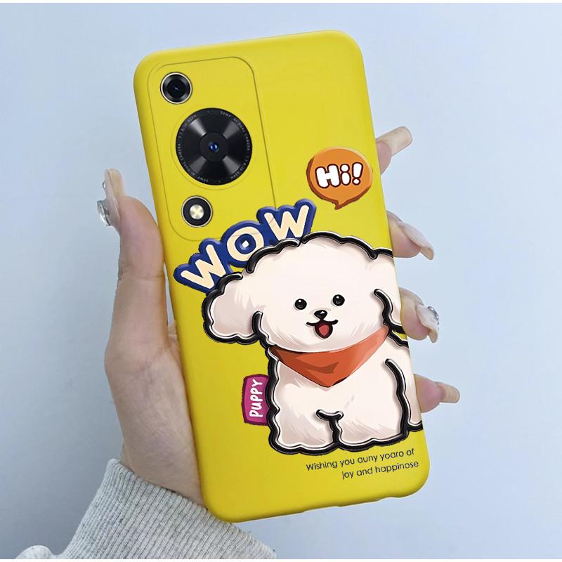 Handyhülle für Huawei Nova Y72 Hüllen 6,75" Niedliche Panda-Astronauten-Abdeckung für Huawei Enjoy 70 NovaY72 MGA-LX3 Weiche Silikonhülle