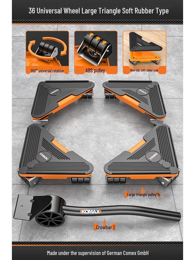 Universal Caster Wheel for Moving Heavy Furniture and Sofas