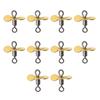 10 Pezzi Esche da Pesca Topwater Rotanti Eliche Eliche Fai da Te Esca da Pesca Amo Esca Accessori da Pesca Spinnerbait Eliche