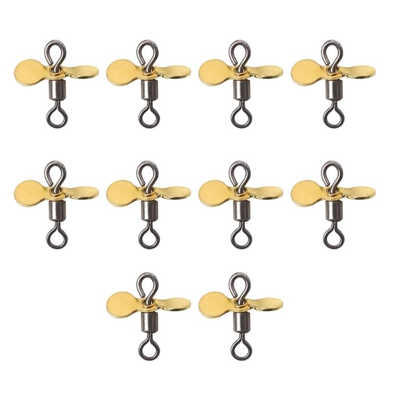 10 Pezzi Esche da Pesca Topwater Rotanti Eliche Eliche Fai da Te Esca da Pesca Amo Esca Accessori da Pesca Spinnerbait Eliche