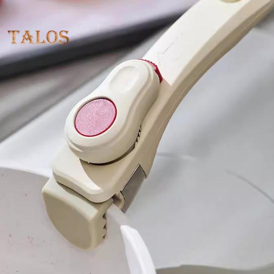 Detachable Pan Handle Heat Resistant Non-slip Pot Handle Universal Clip-On Pan Handle Replacement Handle for Pots Pans